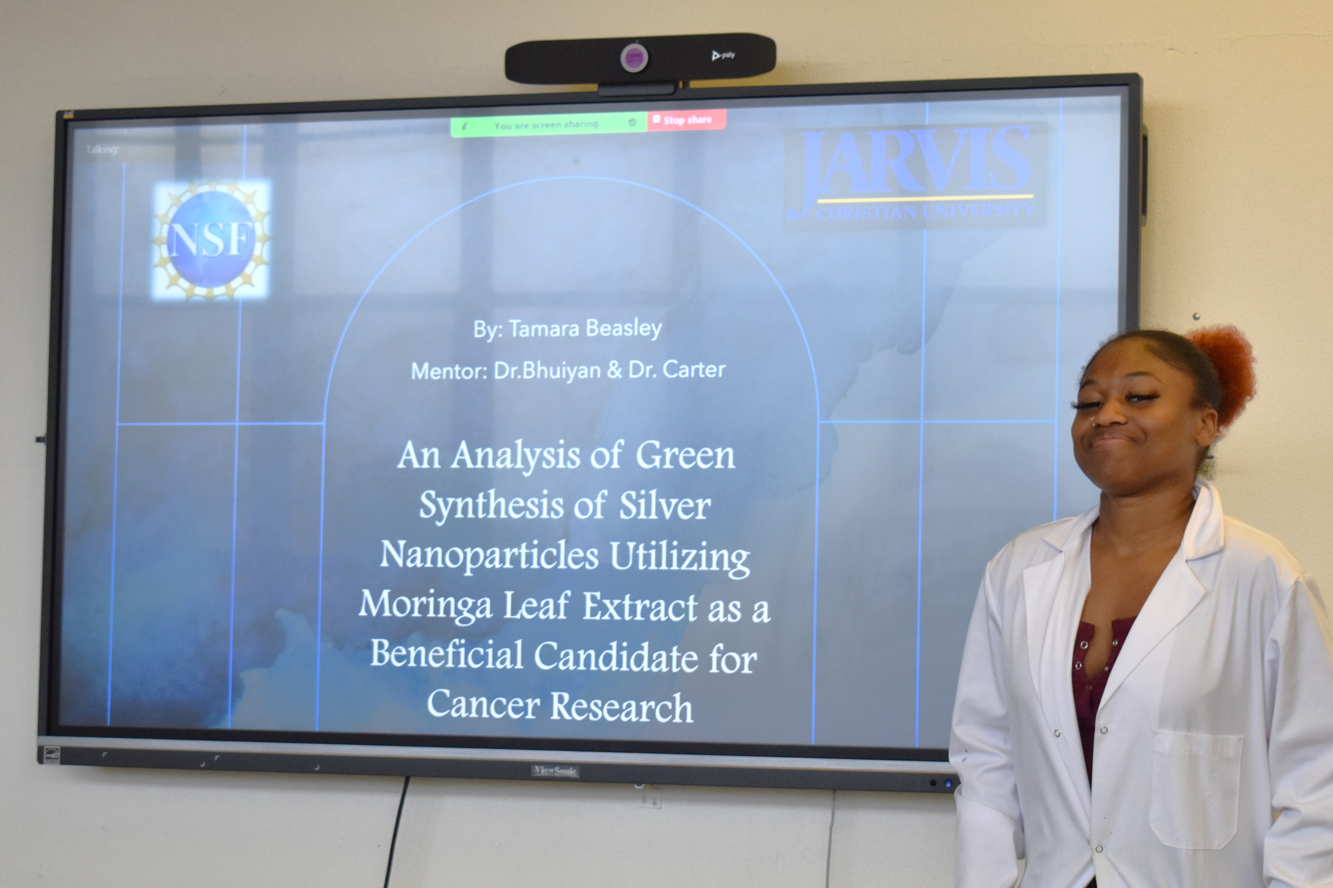 JARVIS CHRISTIAN UNIVERSITY STUDENT INTERNS PRESENT CANCER RESEARCH ...